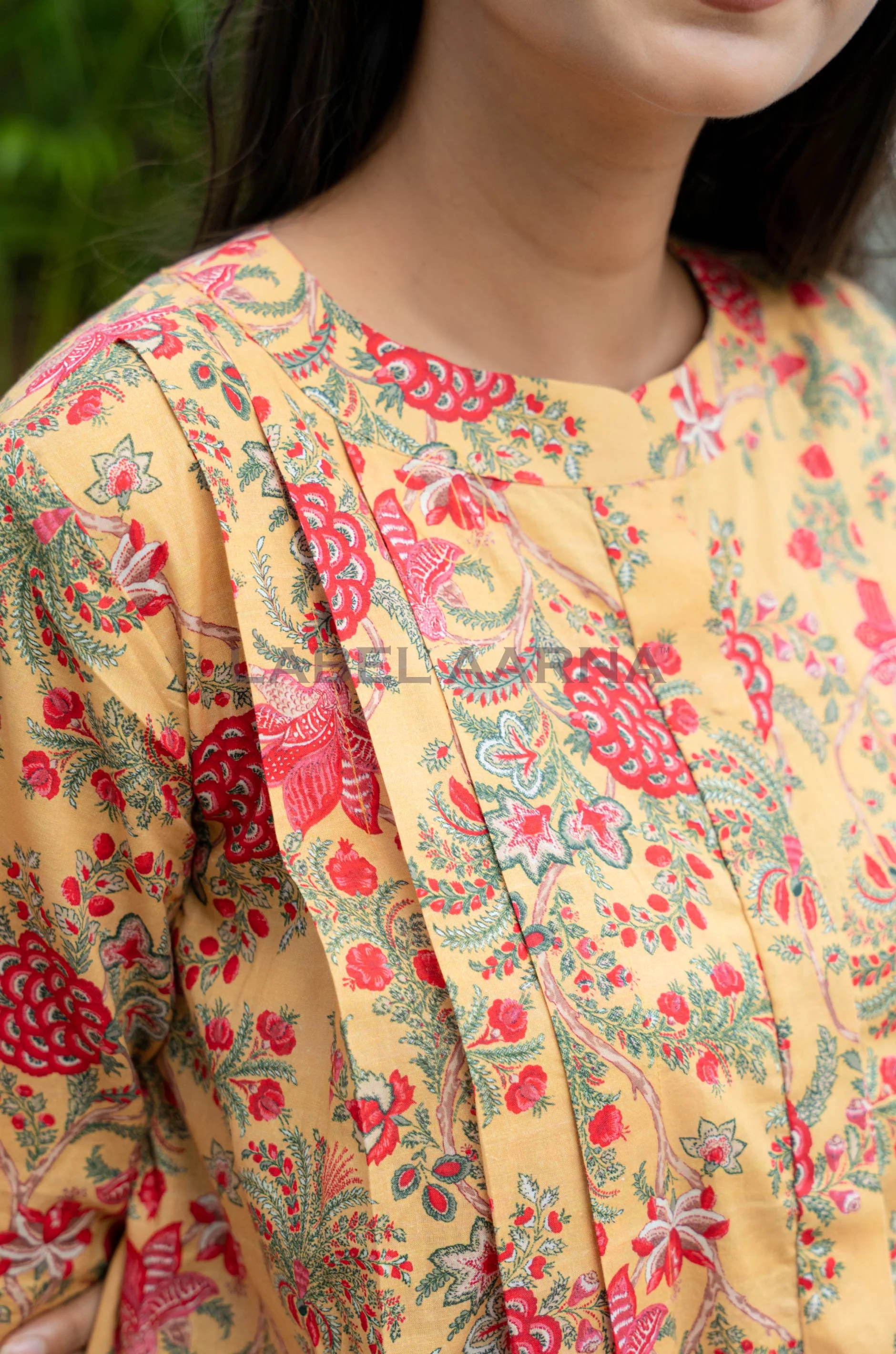 Yellow Cotton Co-Ord Set - Image 5