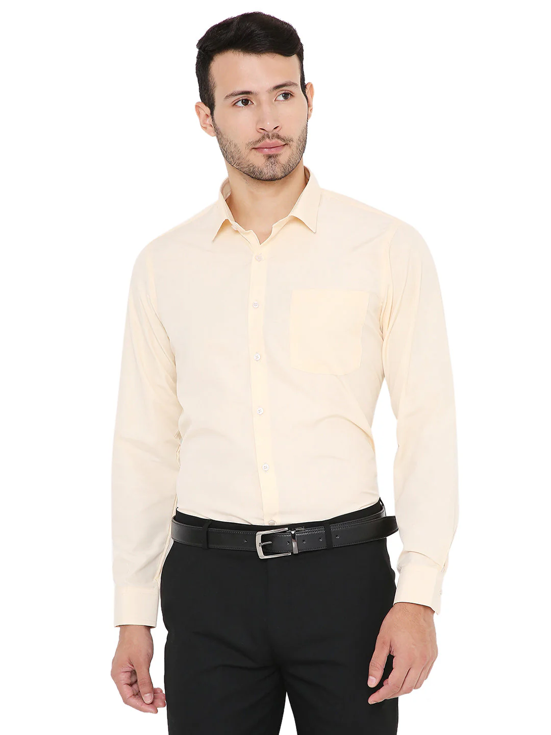 Yellow Solid | Slim Fit | Formal Shirt