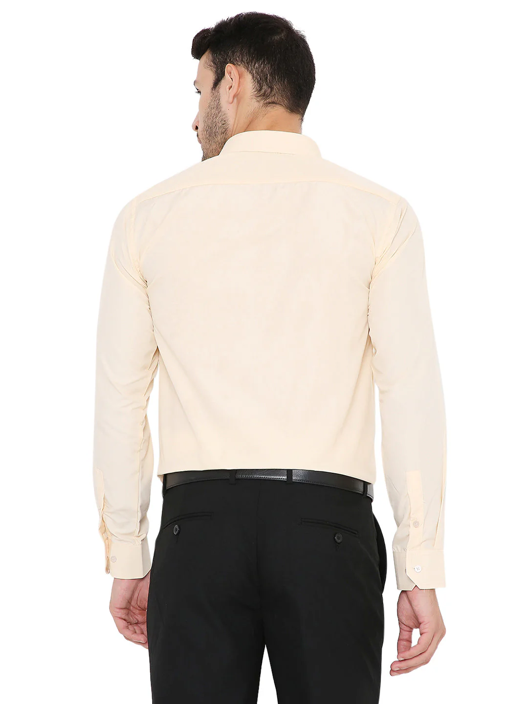 Yellow Solid | Slim Fit | Formal Shirt - Image 2