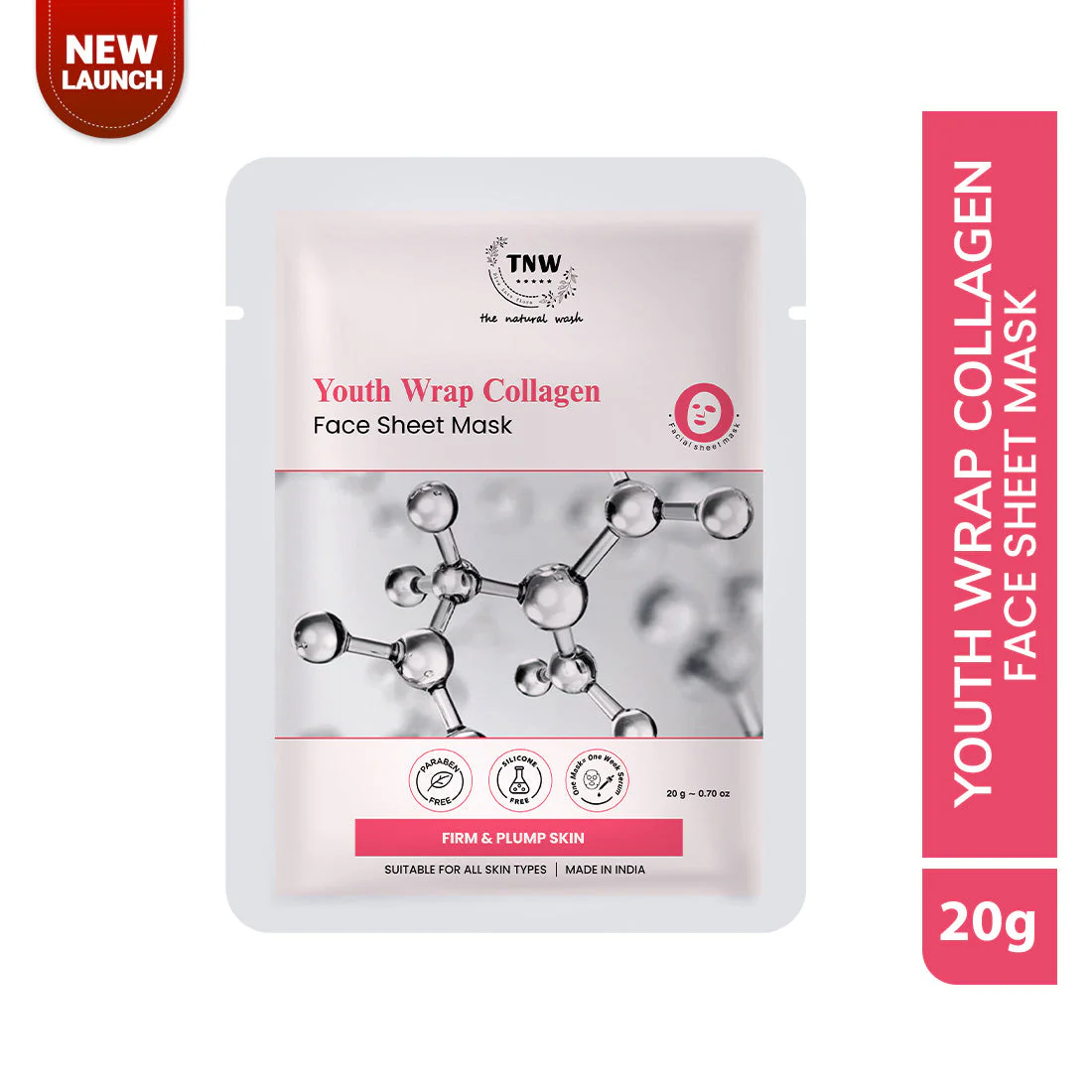 Youth Wrap Collagen Face Sheet Mask (SC)