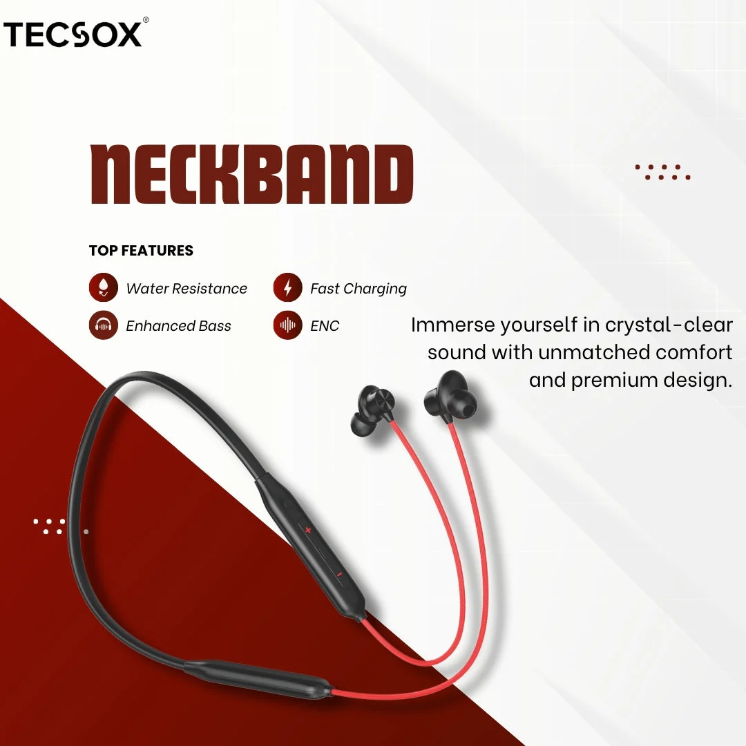 Zap200 Bluetooth Neckband | 40 Hr | High Bass | IPX Water Resistant - Image 6