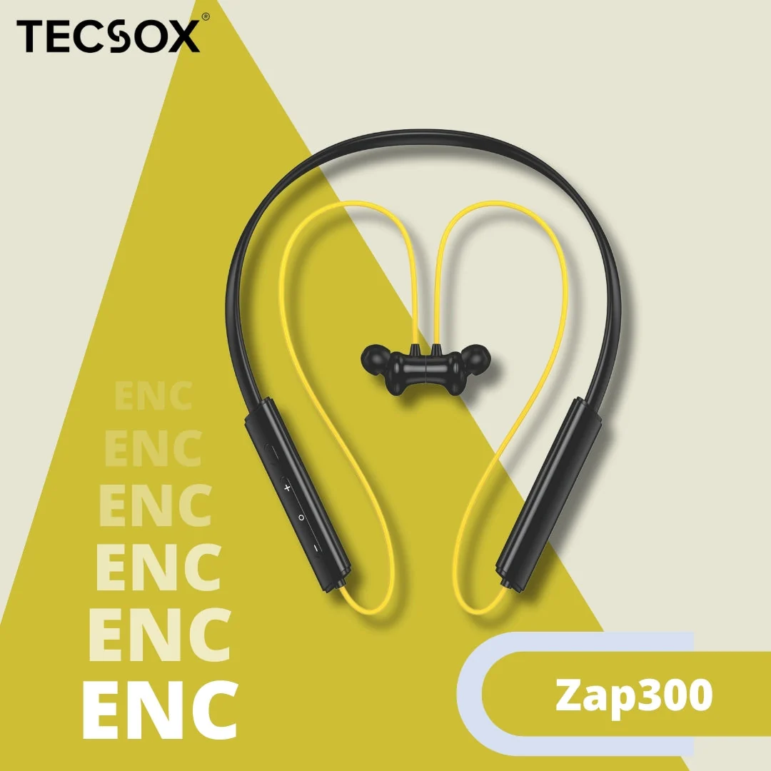 Zap300 Bluetooth Neckband | ENC | 40 Hr  | IPX Water Resistant - Image 3