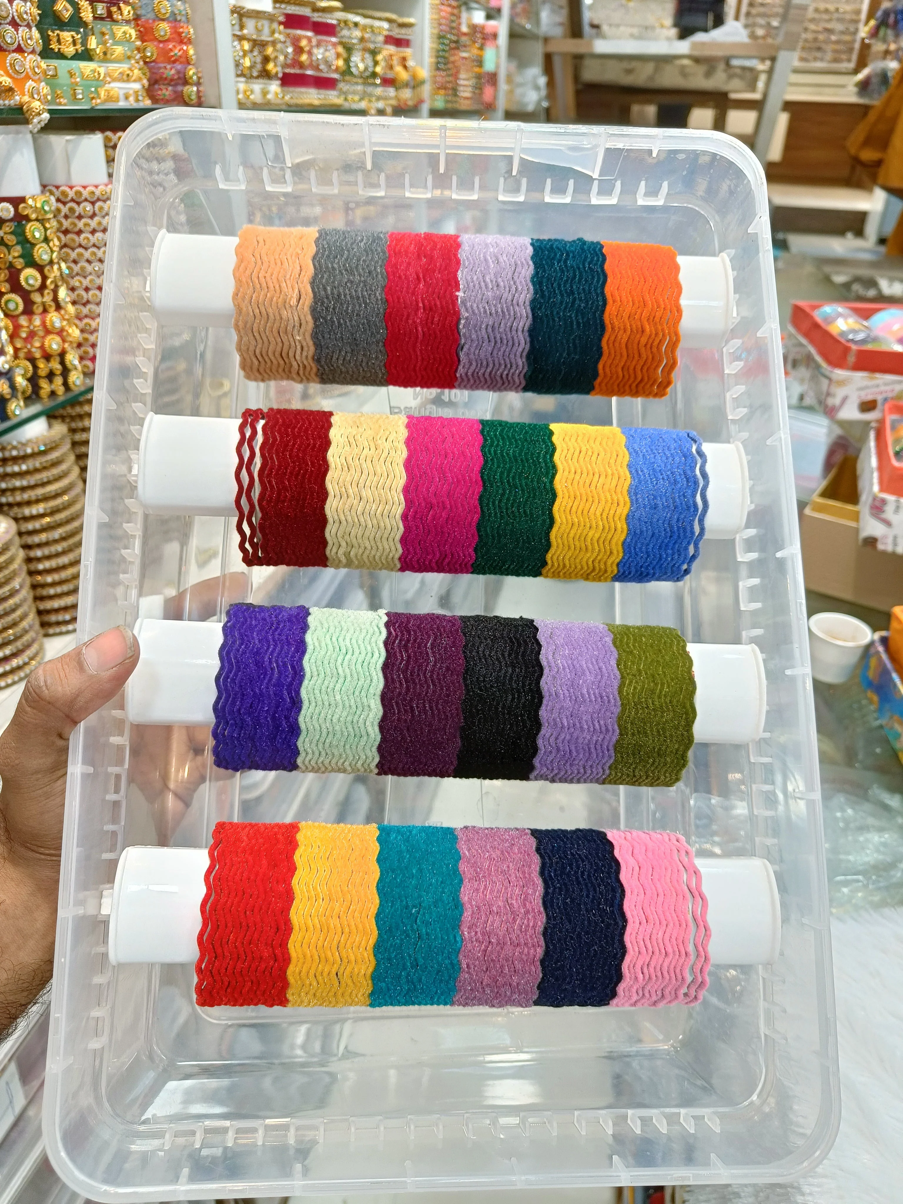 ZIGZAG BANGLES with plastic bangle box - Image 2
