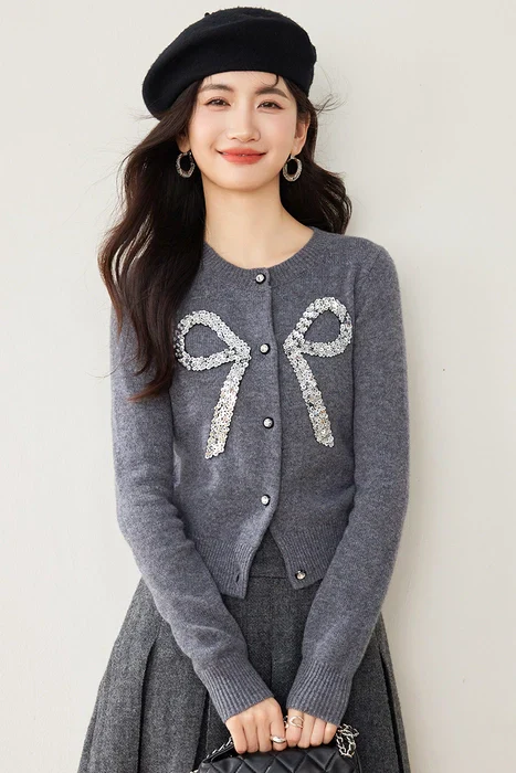 Zimame Bow Sweater