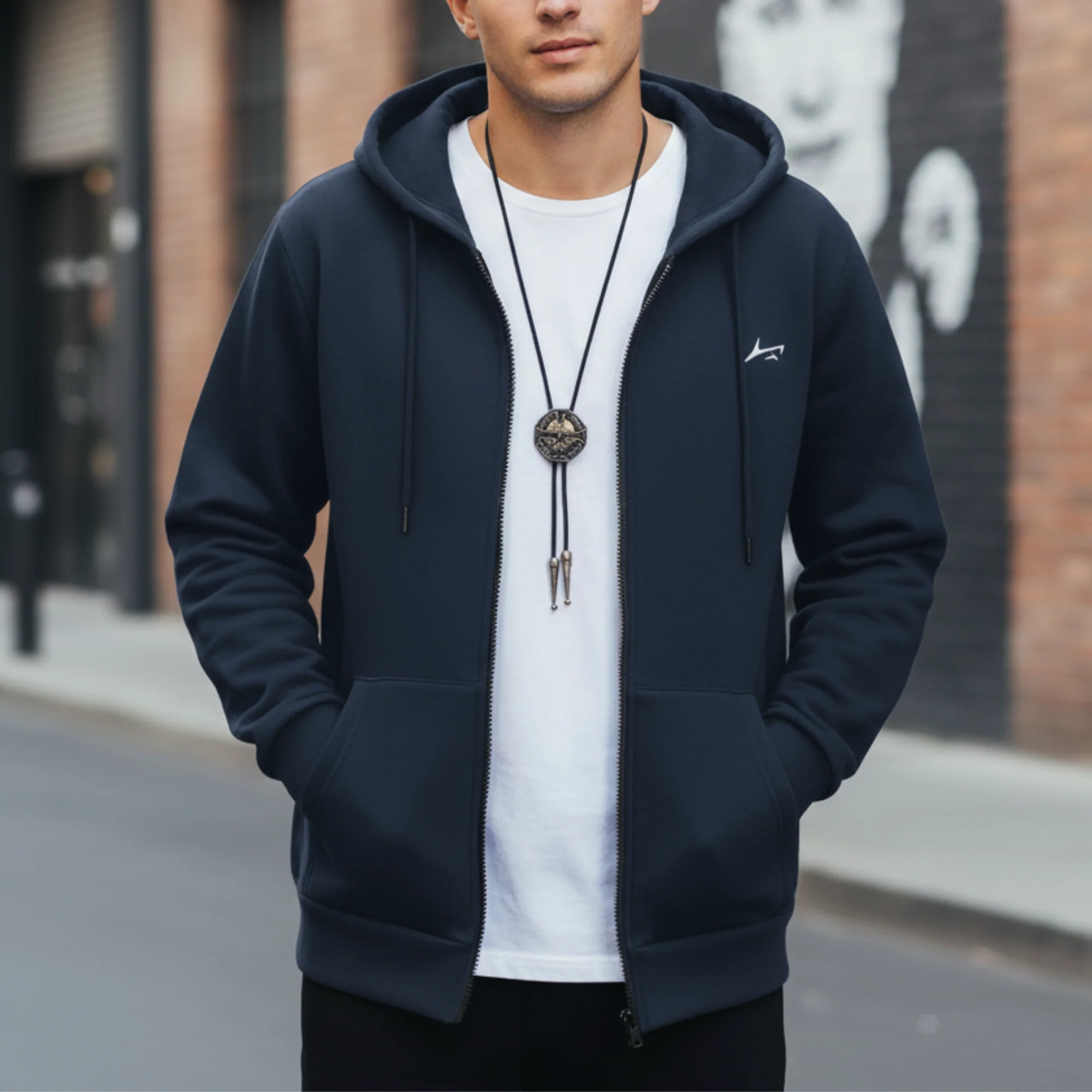 Zip Up Hoodie | Comfort Sweatshirt - Image 4