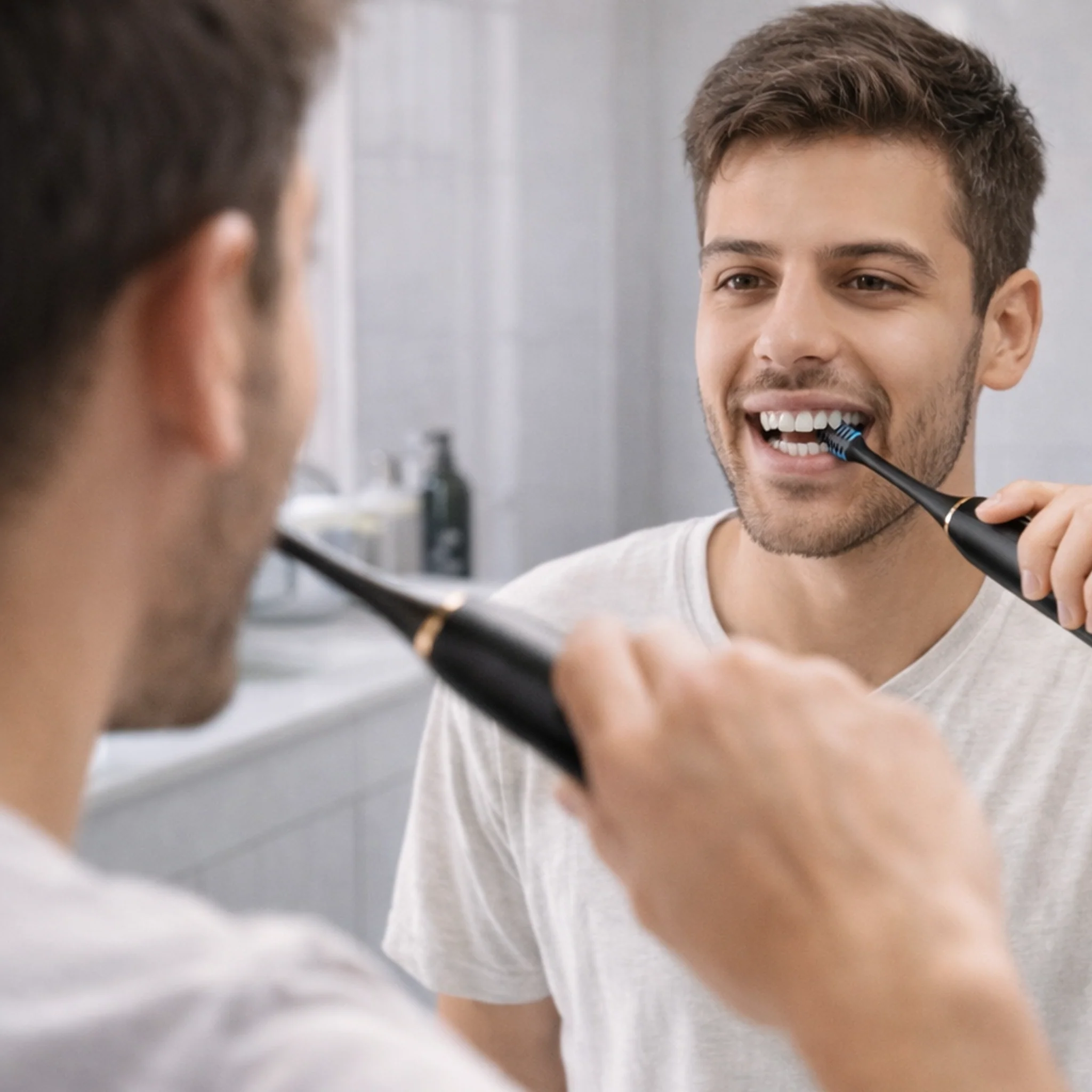 ZivX DentX | Sonic Electric Toothbrush | 5 Cleaning Modes | 3 Brush Heads | 40,000 Strokes/Min | IPX7 Waterproof | USB Rechargeable | Smart 2-Min Timer - ZOM - Image 5